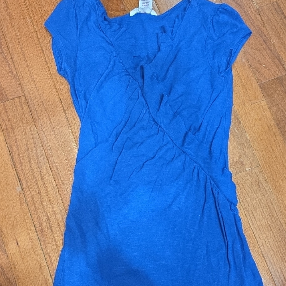 Candie's Vibrant Blue Short Sleeve Top